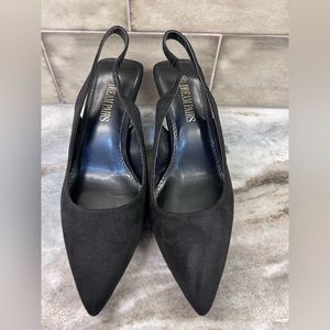 DREAM PAIRS Women’s Closed Toe Kitten Heels Pointed Toe Slingback Low Heels